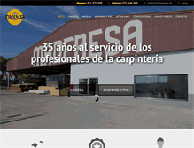 Tablet Screenshot of maderesa.net